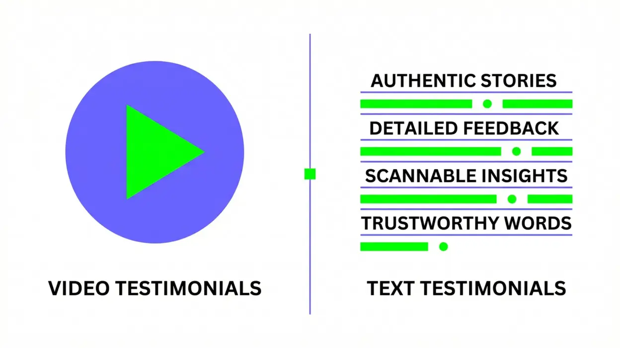 Video vs. Text Testimonials Comparison