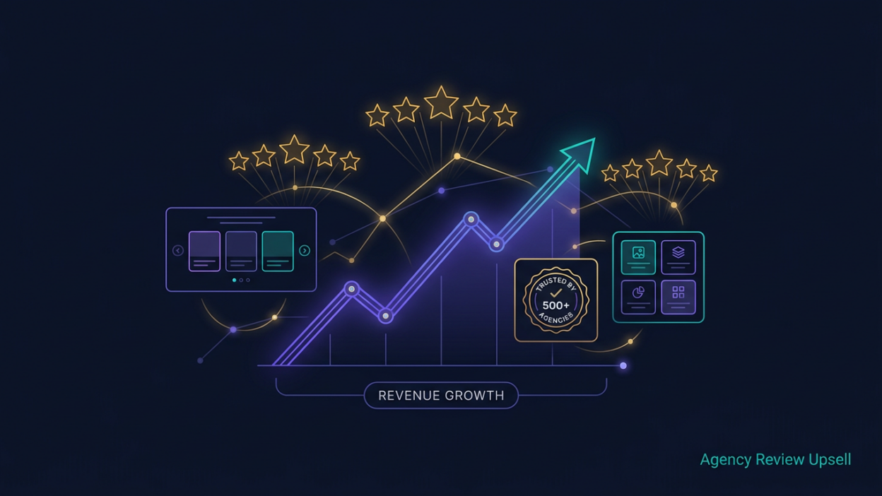 Agency review upsell article visual for Bragly blog