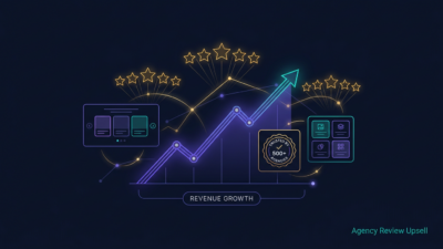 Agency review upsell article visual for Bragly blog