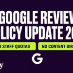 Google review policy update 2026 showing new bans on staff quotas and content direction