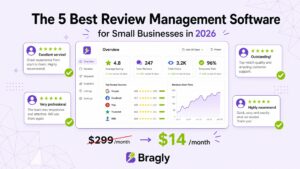 The 5 Best Review Management Software for Small Businesses in 2026 - comparison chart