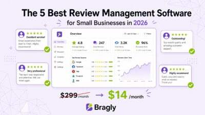 The 5 Best Review Management Software for Small Businesses in 2026 - comparison chart