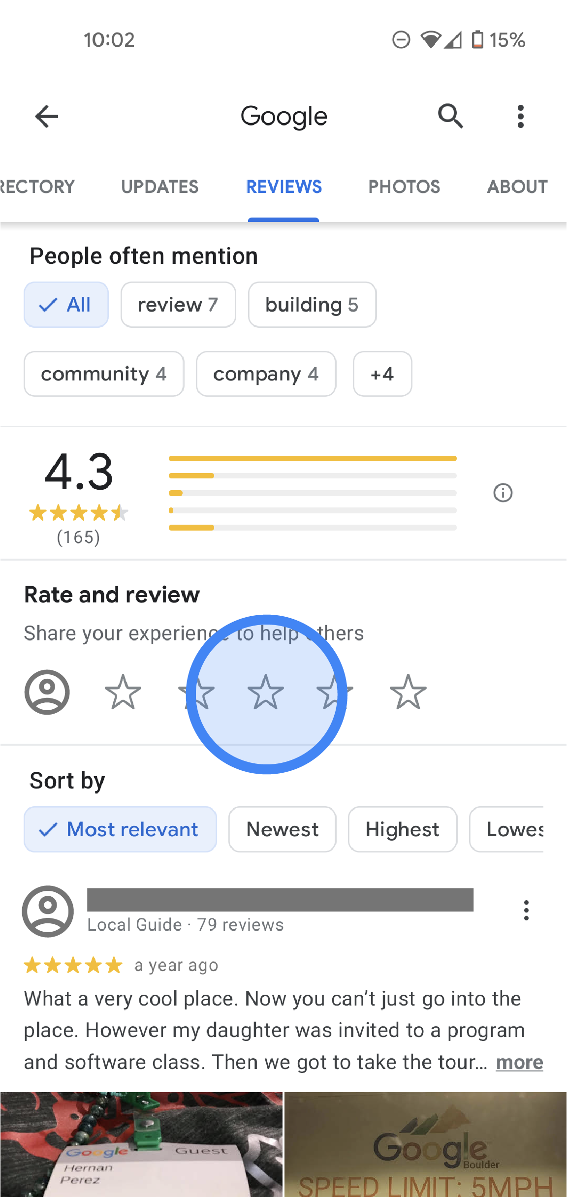 Google Maps review sort options showing Newest, Most Relevant, Highest, Lowest