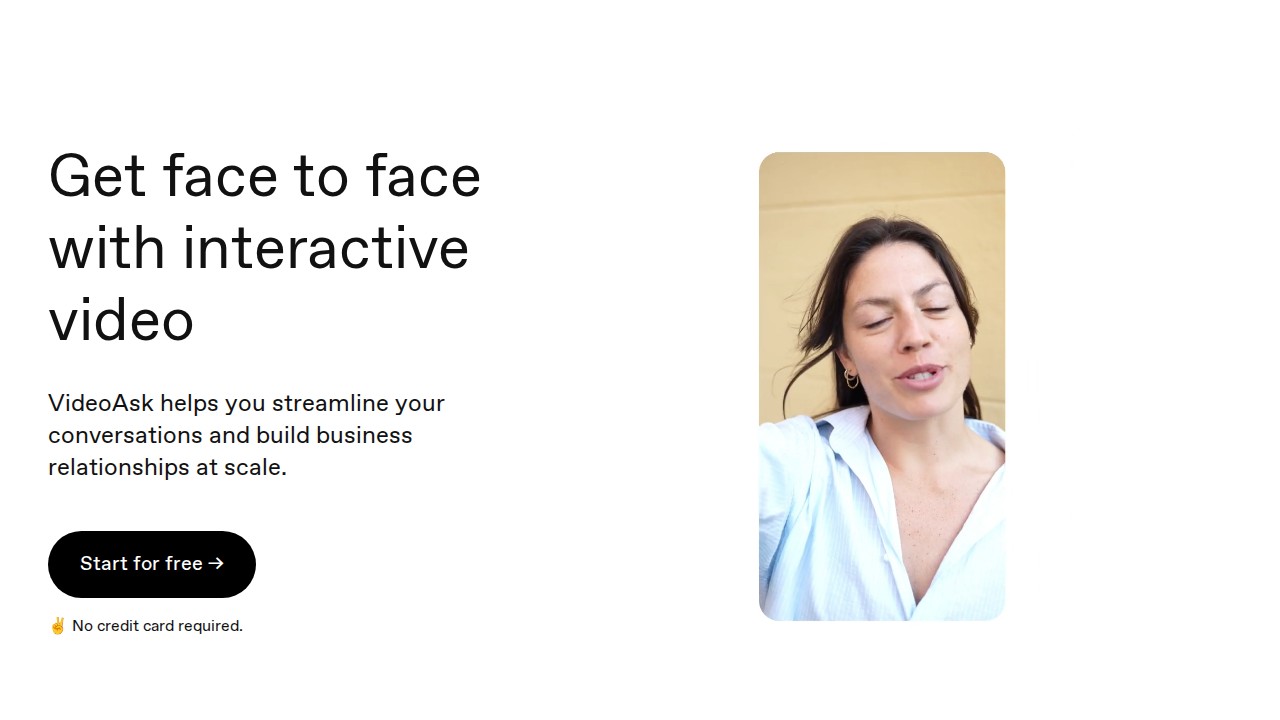 VideoAsk homepage shown in the Boast.io alternatives comparison