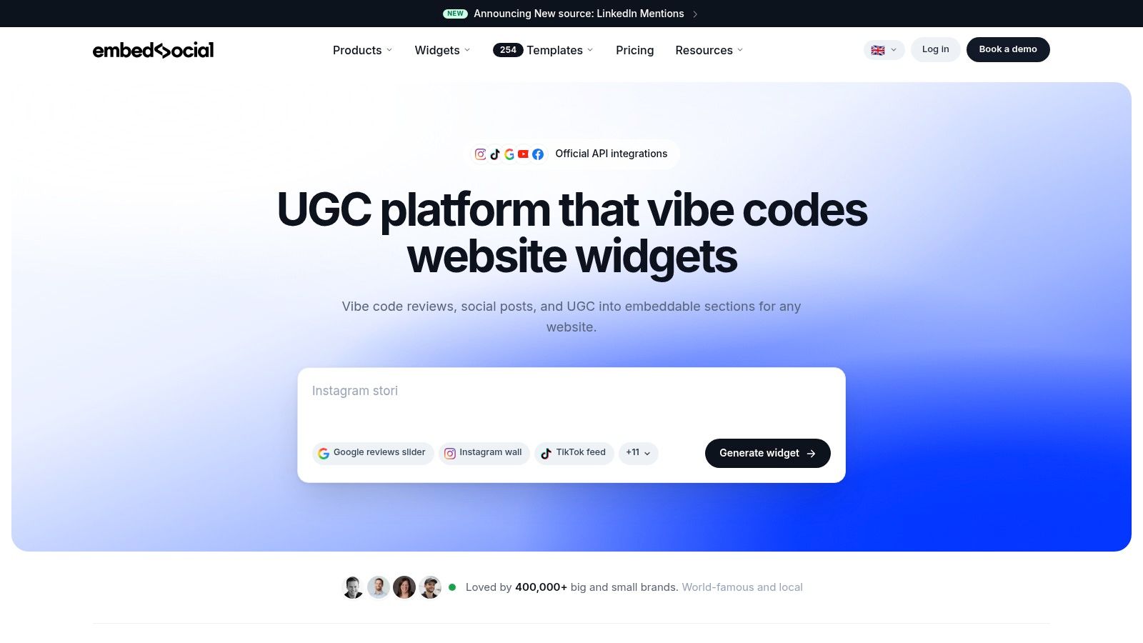 EmbedSocial (EmbedReviews / EmbedFeed)