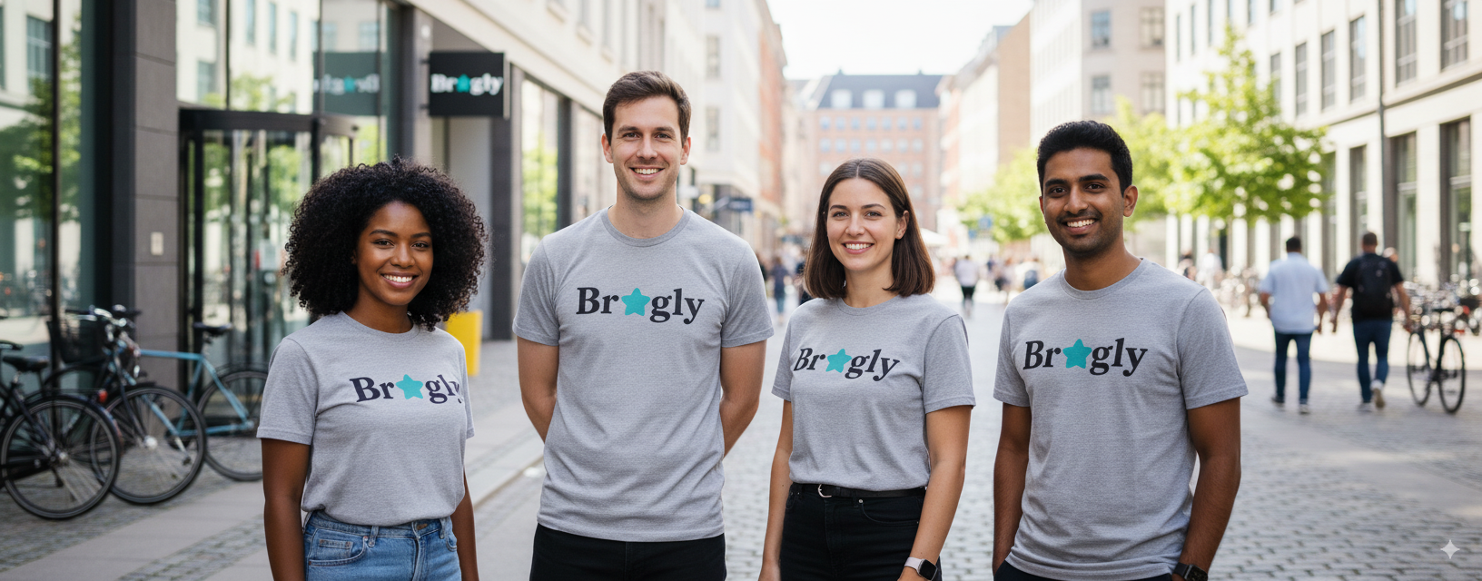 Bragly team working together